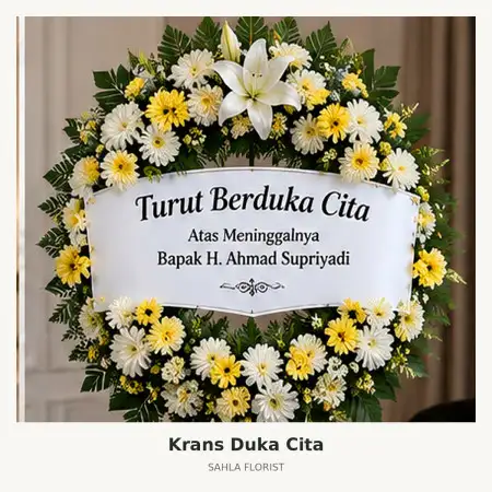 Krans Bunga Duka Cawang